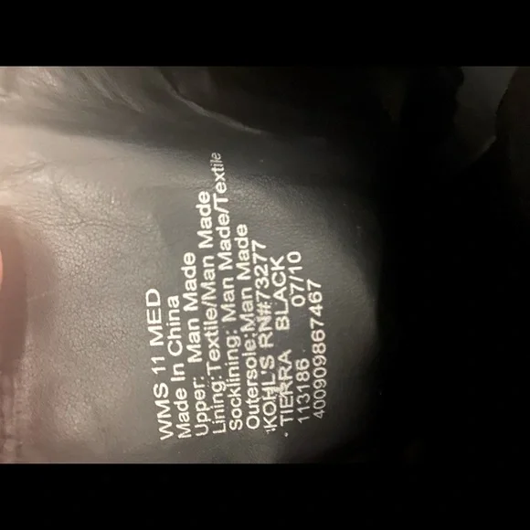 Kohl’s Black Riding Boots Size 11 - Picture 3 of 4